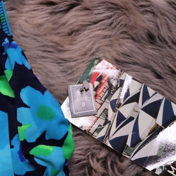 Vintage 90s Floral One Piece Swimsuit - Picture 7 of 9